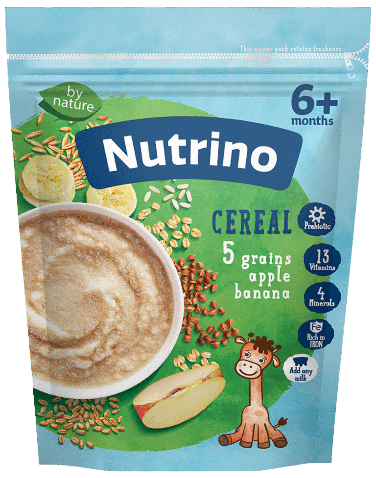 Nutrino žitna kaša 5 žitarica sa jabukom i bananom 200g