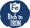 Rich in iron
