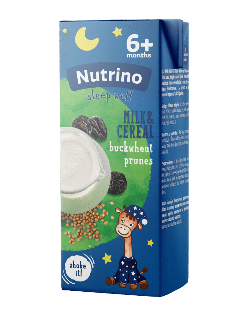 Nutrino mlečna žitna kaša, heljda i suva šljiva 200ml